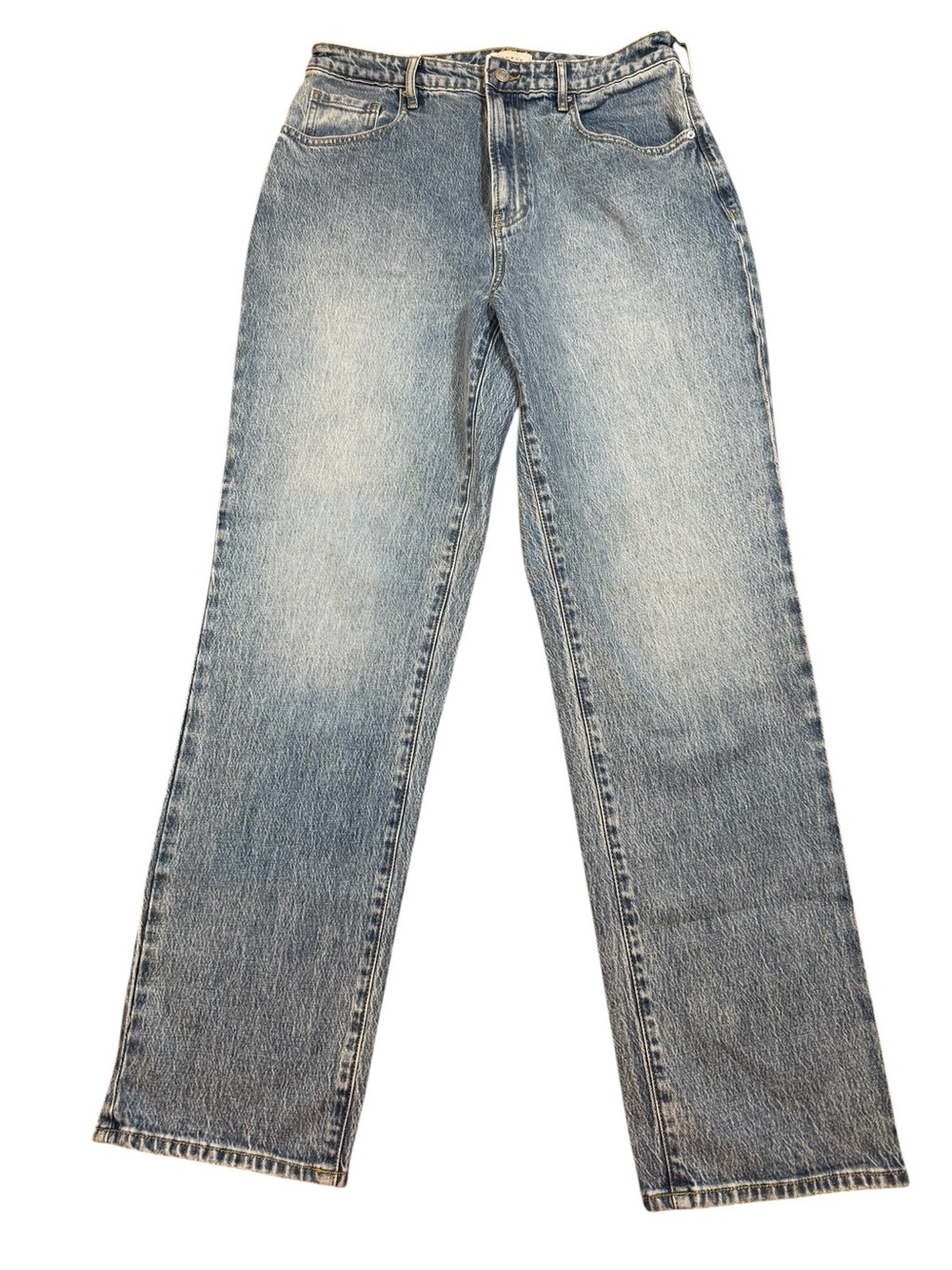PacSun Curve Dad Jeans Size 30 Faded Blue Relaxed Leg
